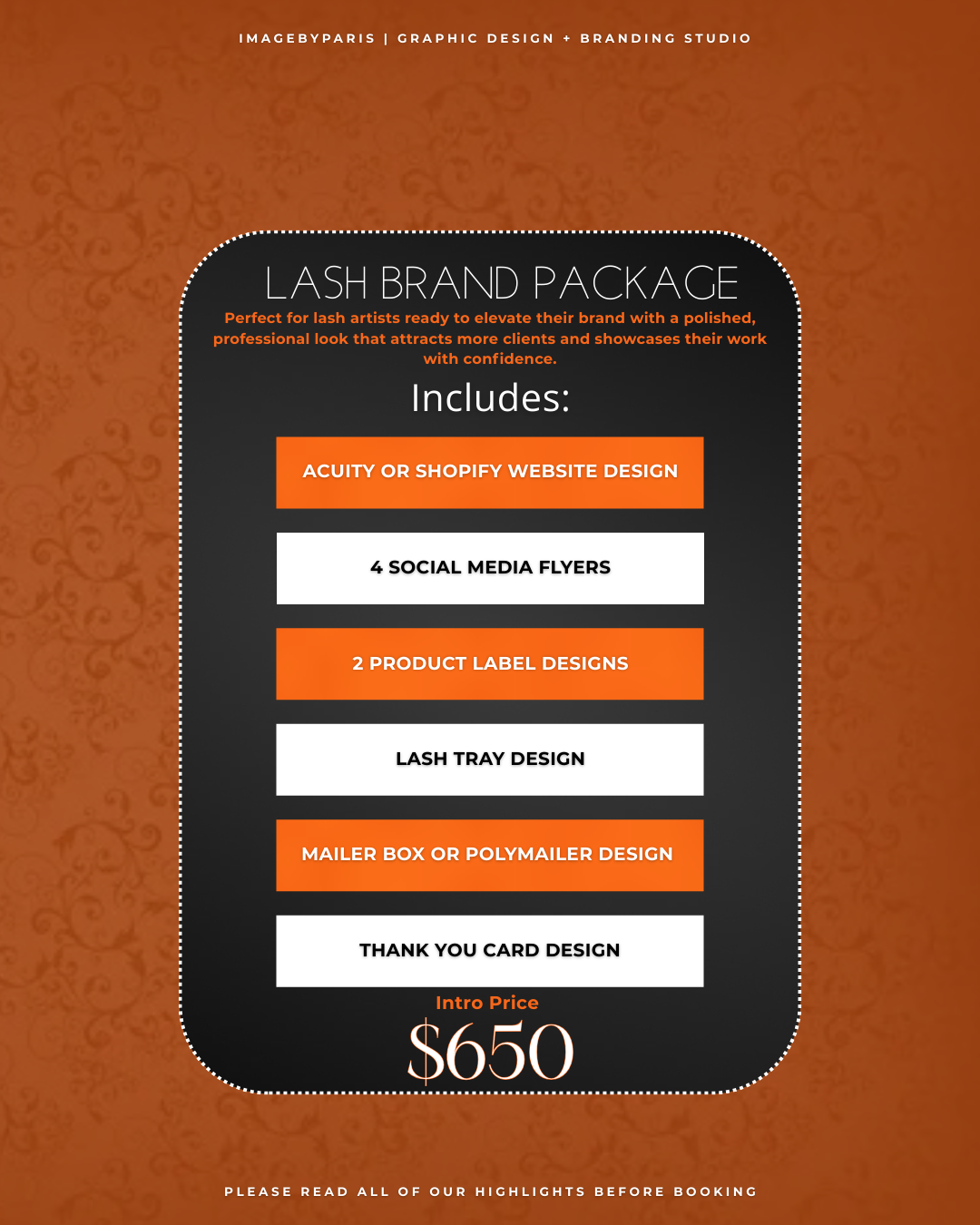 Lash Brand Package