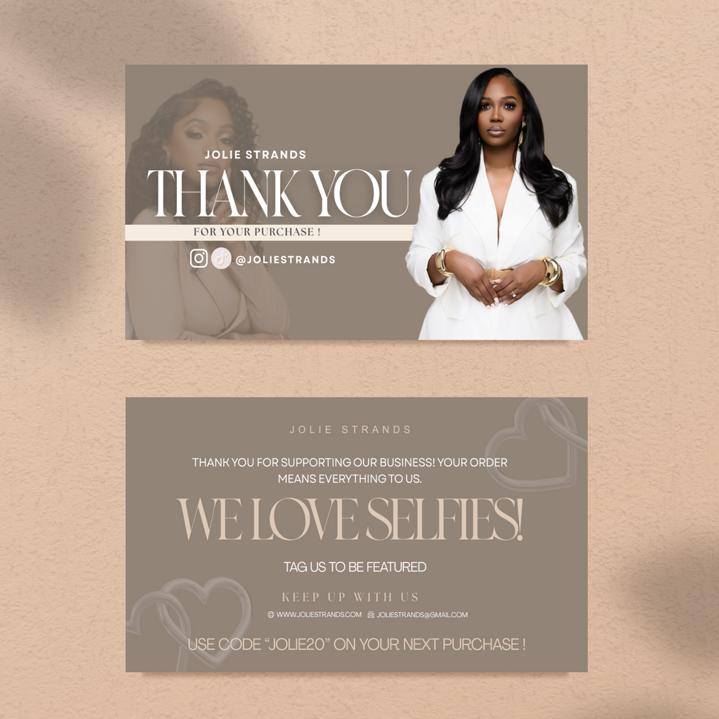 Thank You Card Design (Design Only)
