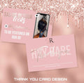 Thank You Card Design (Design Only)