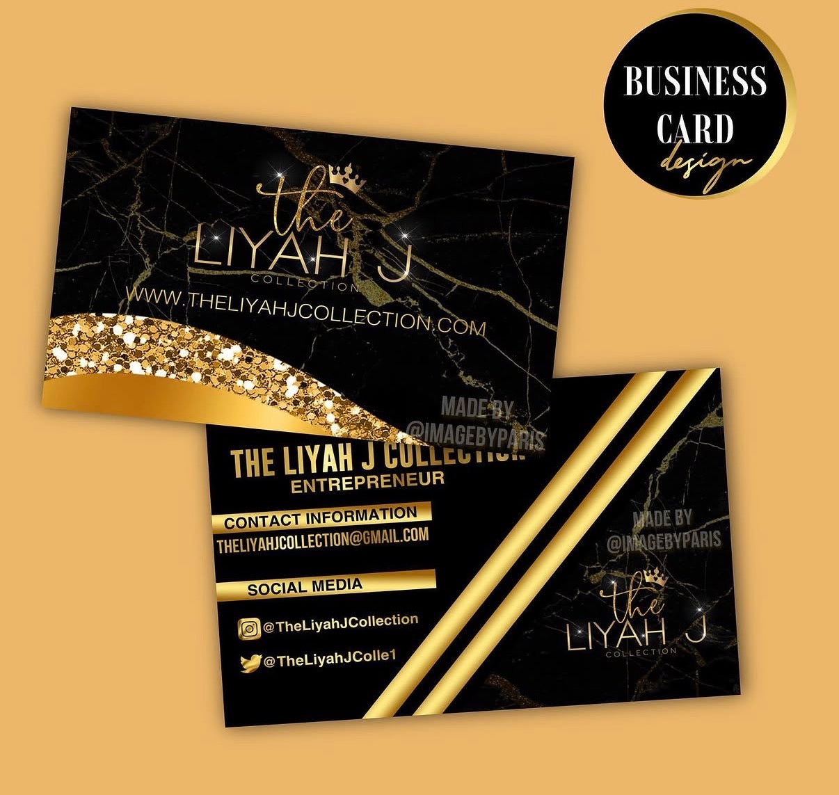Business Card Design (No printing)